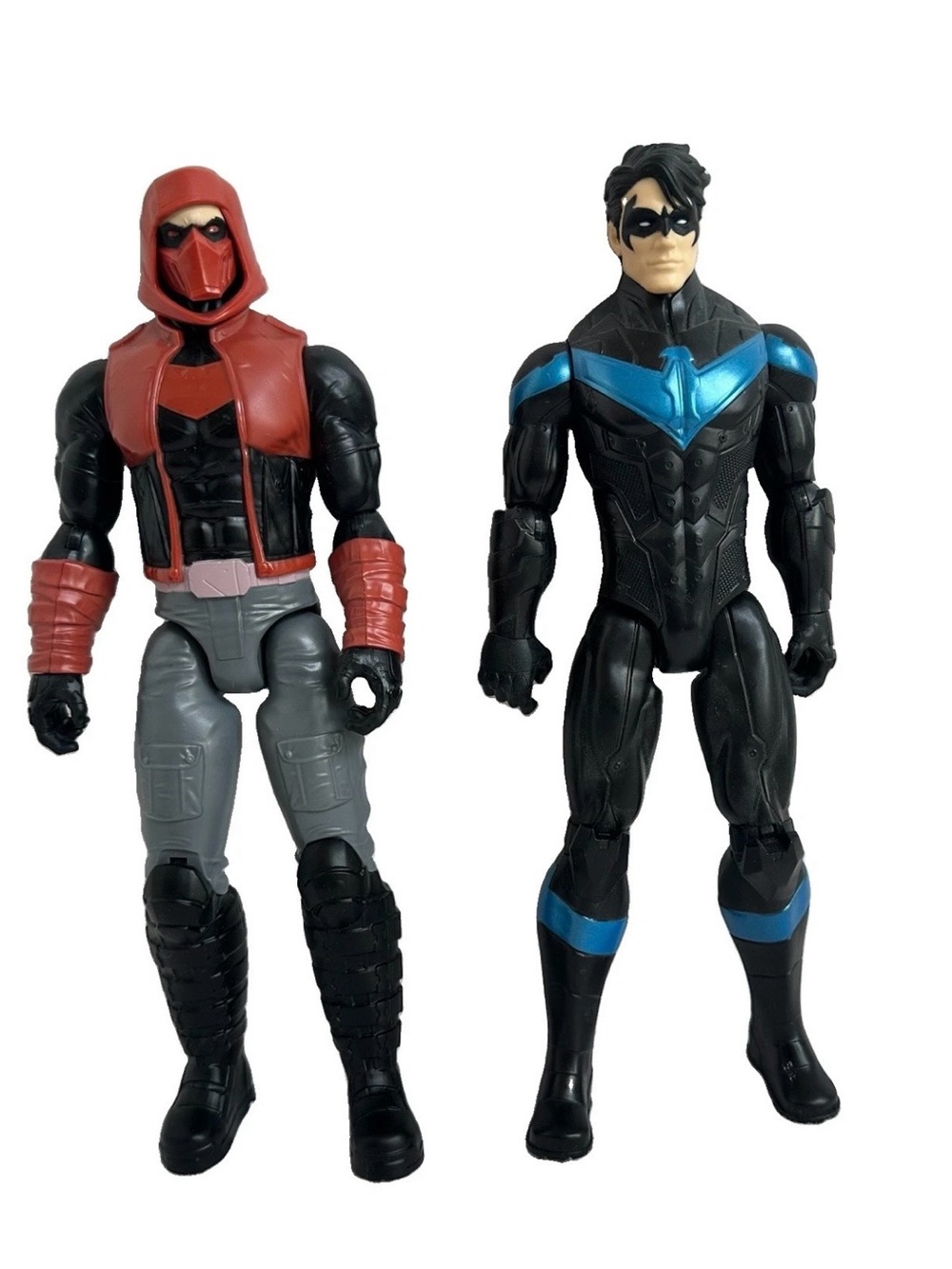 DC Comics Nightwing & Red Hood 12" Spin Master Action Figure Lot Batman 1st Ed